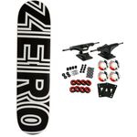 Zero Skateboard Complete Bold Black 8.25"