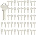 Sporthfish Blank Keys SC4 Key Blanks Pack of 50 Blank Key House Office Brass Key Blank, Silver