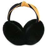 Unning Winter Ear Muffs Women Faux Fur Furry Earmuffs Fashion Cute Foldable Soft Ear Warmers Fluffy Ear Covers for Cold Weather