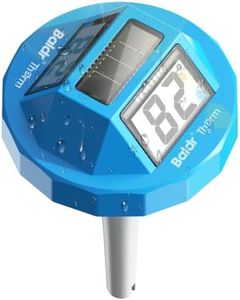 Pool Thermometer Floating Easy Read, Solar Water Temperature Gauge,IPX8