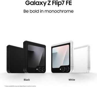 Samsung Galaxy Z Flip7 FE 256GB Smartphone – Black