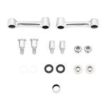 WSays Chrome Front Fender Spacer Mount Kit Compatible with 1993-2006 Harley Softail Springer Classic FLSTSC FXST,Heritage Springer FLSTS