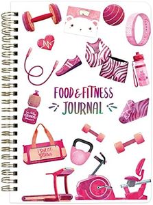 Food Nutrition Fitness Journal Weight Loss Wellness Workout Calorie Counter Log Diary Notebook Planner Diet Meal Exercise Training Health Tracker 6.1" x 8.5"