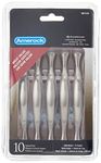 Amerock TEN174-G10 Metal Finishes Collection Pull Center to Center, Satin Nickel, 3-Inch, 10-Pack