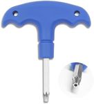 Jaydear Golf Torque Wrench Grip Removal Tool, Golf Wrench Driver Spike Tool, Stainless Steel Golf Head Adjustment Tool, Golf Grip Removal Tool for Golf Club Driver Shaft Adapter, T20, Blue