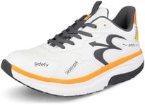 Gravity Defyer g-defy Energiya Cross Training Shoes for Men | Comfortable Orthopedic Shoes for Standing All Day | Patented VersoShock Technology | Wide Toe Box White,Gray