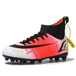 Soccer Shoes Men's Cleats High Top Football Boots Boys Outdoor Training Football Shoes Sneakers Unisex