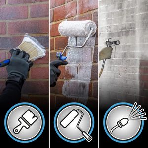 Stormdry Masonry Waterproofing Cream 1L – 25 Year Exterior Brick Sealer, Breathable, Colourless for Brick, Concrete, Stone