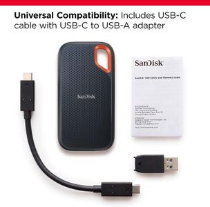 SanDisk Extreme 1TB Portable SSD – High-Speed External Drive