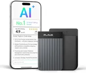Plaud Note Pro AI Voice Recorder, Transcribe & Summarize with AI, App Control, Note Taker for Meetings & Calls, Supports 112 Languages, Ultra-Slim w/InstantView Display, Case Included, Black