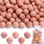 Homode Cedar Balls, Cedar Blocks for Clothes Storage, 100 Pcs Cedar Balls for Closets and Drawers, Scented Cedar Wood Chips Cedar Closet Freshener