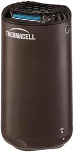 Thermacell Mini Halo Mosquito Repeller, for Outdoors Activities, 21m² Protection Zone, Scent & DEET-Free, Includes 12-Hour Fuel Cartridge + 3 Mats, Graphite