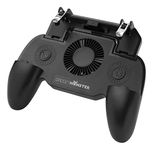 GadgetMonster Mobile Gaming Controller, Controller for Smartphones with 2 Trigger Buttons, Mobile Phone Holder, Gamepad with Fan and Integrated Power Bank for Android and Apple Smartphones 4.5-6.5