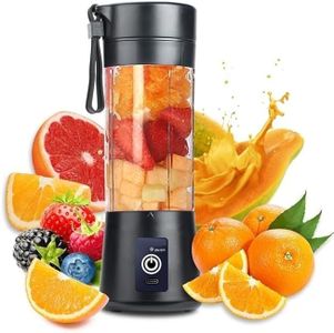 GoMaihe Portable Blender, USB Mini Juicer Blender, Electric Juicer Bottle Blender Grinder Mixer, Personal Size Blender for Juices, Shakes and Smoothies, Fruit Juicer Machine