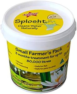 Splosht Farmers Pack - Pond & Dam Cleaner, Reduces Algae & Sludge Naturally - Safe for Fish, Other Animals & Aquatic Pets, (80,000 litres)