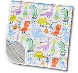 Born Cheeky Dinosaur Splash Mat for Under Highchair Large 51” Non Slip Waterproof Washable Splat Mat for Baby Toddler High Chair Weaning, Messy Arts Crafts & Play Sessions Easy Clean