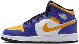 Big Kid's Jordan 1 Mid Dark Concord