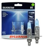 SYLVANIA H1 SilverStar High Performance Halogen Headlight Bulb, (Contains 2 Bulbs)