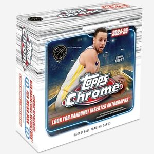 2024-25 Topps Chrome Basketball - Factory Sealed - Mega Box