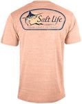 Salt Life Marlin Sun Coast Short Sleeve Tee, Desert Clay, X-Large