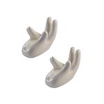 Wixine 2Pcs Ocarina White Ceramic Hand Holder Support Stand For 6 Holes 12 Holes Flute