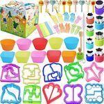 Sandwich Cutters for Kids - Vegetable Fruit Bread Shape Cookie Cutter Molds for kids Lunch Bento Box