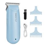 SWEETLF Hair Clippers, Electric Hair Clippers Trimmer with Silent Cordless USB Rechargeable, Mini Hair Clippers Cutting Kit Hair Clippers for Men Kid Women&Hair Clippers trimming for pets (Blue)