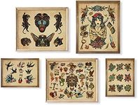 Vintage Tattoo Flash Wall Art & Dec