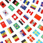 ANLEY 184Ft 200 Countries String Flag - International Bunting Banners for Party Decorations, Bars, Sports Clubs, School Festivals, Celebrations - 8" x 5", 200 Flags, 184 Feet