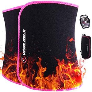 WIN.MAX Fascia Addominale,Cintura per Uomo e Donna,Regolabile Cintura Allenamento di Neoprene,Sauna Addominali