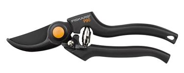 Fiskars Pro Pruner P90, Cutting diameter: 2.6 cm, Steel blades with non-stick coating, Length: 22.5 cm, Black/Orange, 1001530