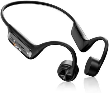 Wantek Knochenschall Kopfhörer Schwimmen IP68 Wasserdicht, Bluetooth 5.3 Open Ear Kopfhörer mit 32GB MP3 Player, Kabellose Sportkopfhörer für Schwimmen, Laufen, Radfahren, 8 Std. Akku