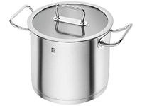 Zwilling J.A. Henckels PRO 8 L 18/10 Stainless Steel Stock Pot HIGH-Sided, Silver