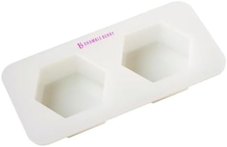 Bramble Berry 2-Cavity Hexagon Soap Mold - Perfect DIY Mold for Handmade Bath Essentials