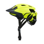 O'NEAL Children's bicycle helmet, mountain bike, one-handed opening and closing, adjustable up to 56 cm, safety standard EN1078, flare youth helmet icon V.22, neon yellow, black, OS (51-55 cm)