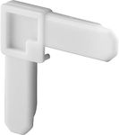 Prime-Line MP7723-50 Screen Frame Corner, 3/8 inch x 3/4 inch, White Plastic, Pack of 50