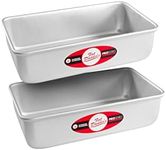 Fat Daddio's Anodized Aluminum Bread Pan (9 x 5 x 2.75 Inch, Set of 2)