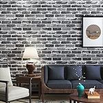 Akywall Gray Brick Wallpaper Peel a
