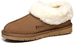 UGG Homely Sheepskin Women Slippers, Chestnut, 8 Women AU/EU 39