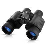 Cason- Professional Telescope Binoculars with Pouch, 8 X 40 HD Vision 8 X Zoom for Adults Long Distance Bird Watching, Sightseeing Wildlife Trekking - Black