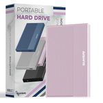 SUHSAI External Hard Drive 500GB USB 3.0 Portable Hard Disk Storage & Memory Expansion HDD, Backup External Hard Drive for Laptop Computer, MacBook, and Desktop (Pink)