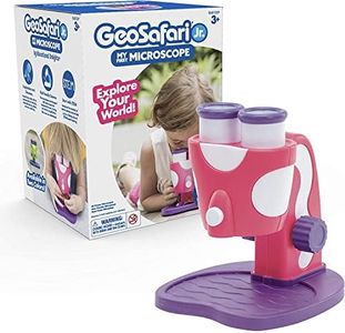 Educational Insights GeoSafari Jr. My First Microscope, Pink: STEM Toy for Preschoolers
