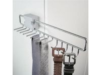 Pull-out tie and belt rack by UK Kitchens