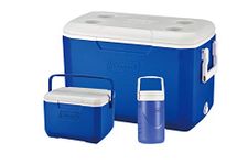 Coleman Cool Box Combo, 3 x high-performance cooler boxes, capacities 46 L, 4.7 L and 2 L Jug