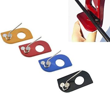 ZSHJGJR 3pcs Recurve Bow Magnetic Arrow Rest Right Hand Self-Adhesive Arrow Rest Aluminum Alloy Hunting Shooting Target Accessories (red)