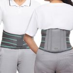 AGEasy (Max Group Cotton Comfort LS Back Support Belt For Back Pain Relief | Additional Gel Padding To Prevent Heat Loss | Back Belt For Back Pain | Waist Belt For Men & Women (Medium, 30-34 Inches)