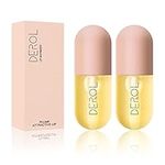 KYDA 2 Pcs Natural Lip Plumper, Plant Extracts Lip Gloss Lip Plumping Balm for Fuller Lips & Hydrated Beauty Lips, Moisturizing Clear Lip Enhancer