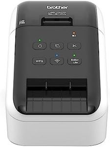 Brother QL-810W Address Label Printer, Black/Red Printing, Compact