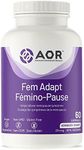 AOR Fem-Adapt 60 Capsules 30-Day Supply - Vegan, Non-GMO, Menopause Support for Women - Promotes Hormonal Balance - Supports Comfort During Hot Flashes & Energy Levels - Encourages Overall Wellness