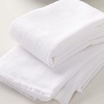 SRP Craft Pack of 6 pcs Flour Sack100% Cotton Kitchen Towel, Highly Absorbent, DIY Embroidery, Drying Glass, Multi-Purpose Kitchen Towels - White Color-Size 27" x 27“ Set of 6 Pcs